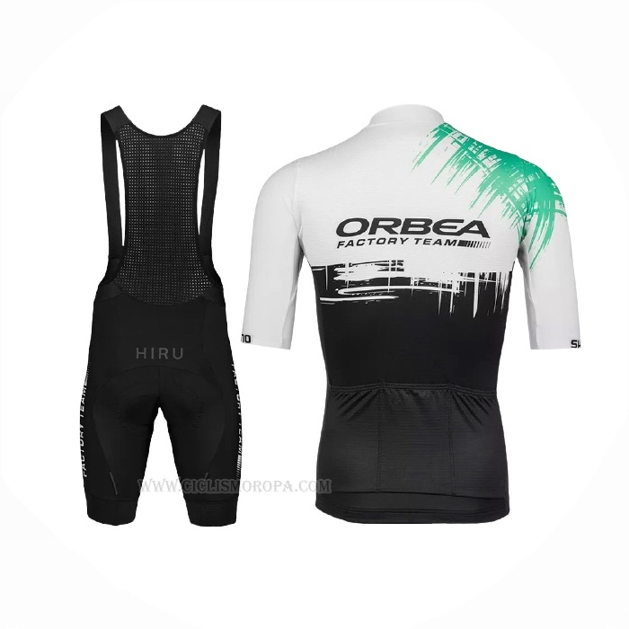 2021 Ropa Ciclismo Orbea Blanco Negro Mangas Corta y Culotte Corto