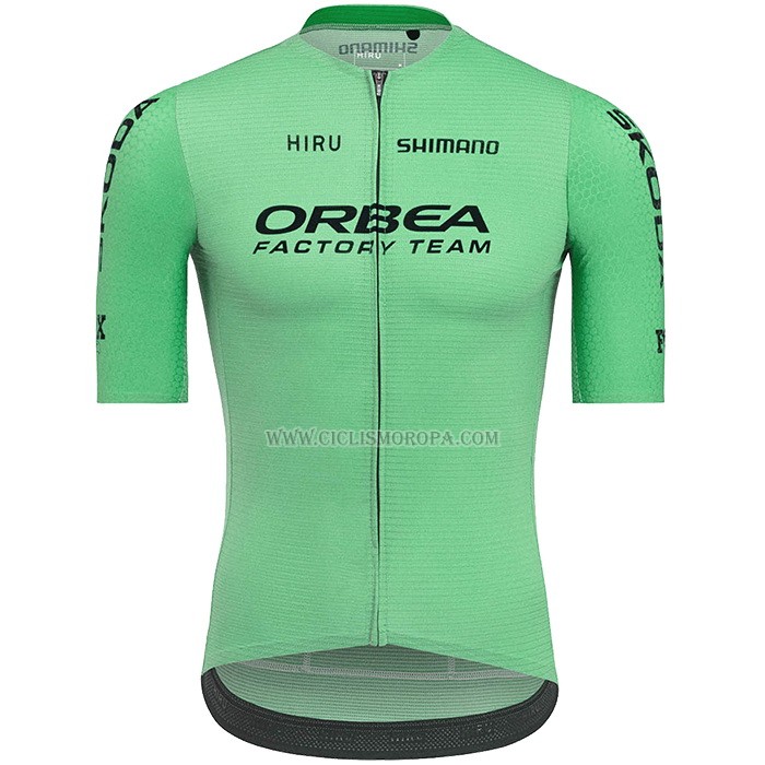 2021 Ropa Ciclismo Orbea Verde Mangas Cortas y Culotte Corto