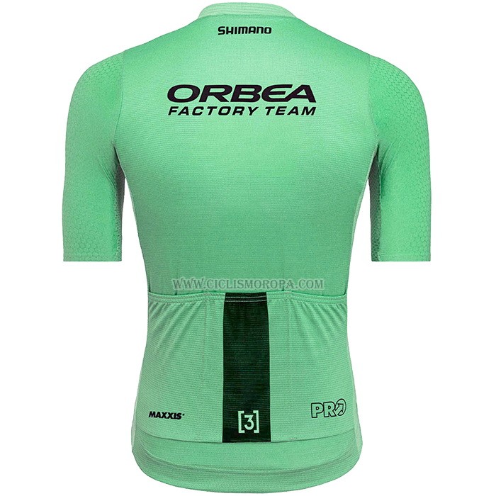 2021 Ropa Ciclismo Orbea Verde Mangas Cortas y Culotte Corto