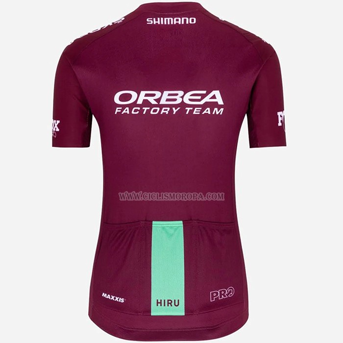 2023 Ropa Ciclismo Orbea Fucsia Mangas Cortas y Culotte Corto