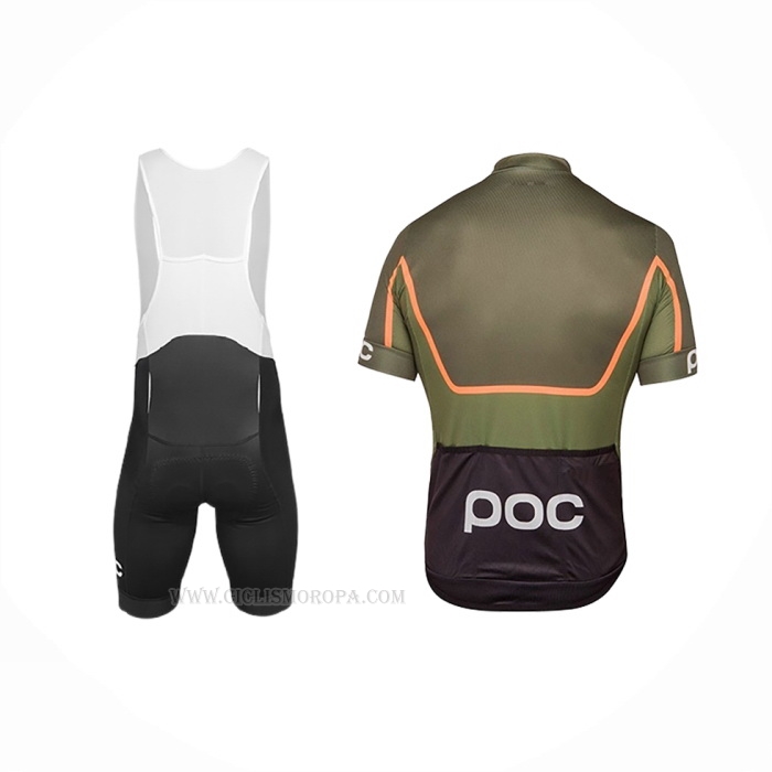 2018 Ropa Ciclismo POC Essential Road Block Camo Mangas Corta y Culotte Corto