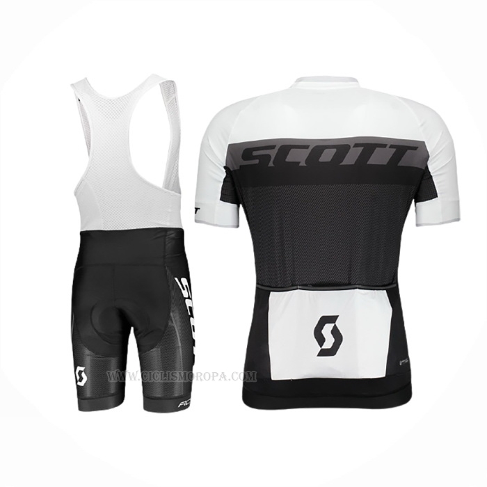 2018 Ropa Ciclismo Scott Rc Blanco Mangas Corta Y Culotte Corto