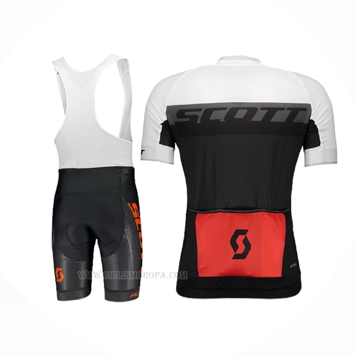 2018 Ropa Ciclismo Scott Rc Naranja Mangas Corta Y Culotte Corto