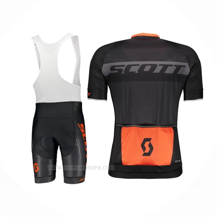 2018 Ropa Ciclismo Scott Rc Negro Mangas Corta Y Culotte Corto