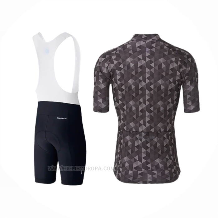 2020 Ropa Ciclismo Shimano Marron Mangas Corta y Culotte Corto