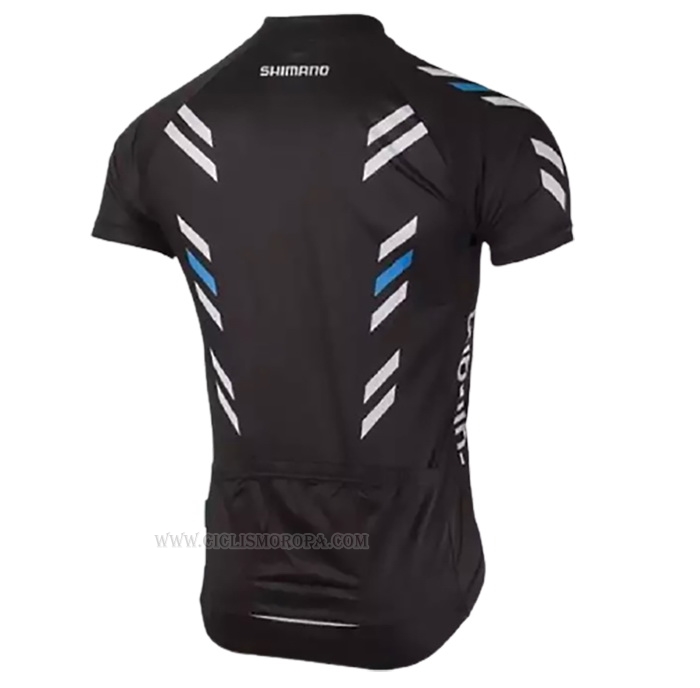2021 Ropa Ciclismo Shimano Negro Mangas Corta y Culotte Corto