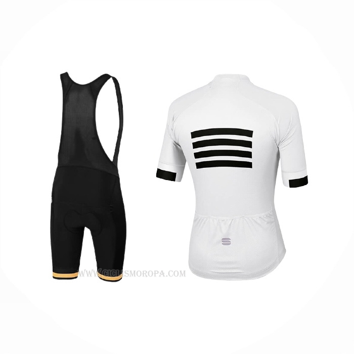 2021 Ropa Ciclismo Sportful Blanco Mangas Corta y Culotte Corto