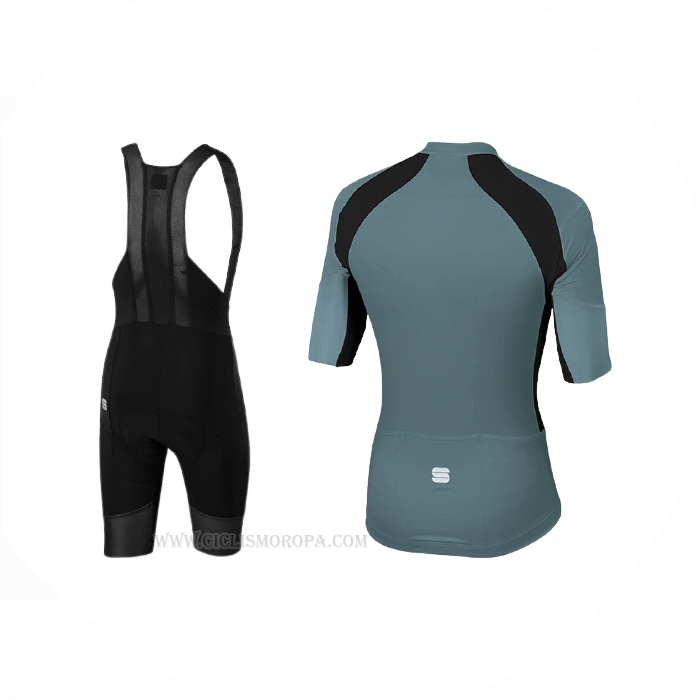 2021 Ropa Ciclismo Sportful Gris Mangas Corta y Culotte Corto