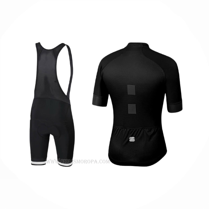 2021 Ropa Ciclismo Sportful Negro Blanco Mangas Corta y Culotte Corto