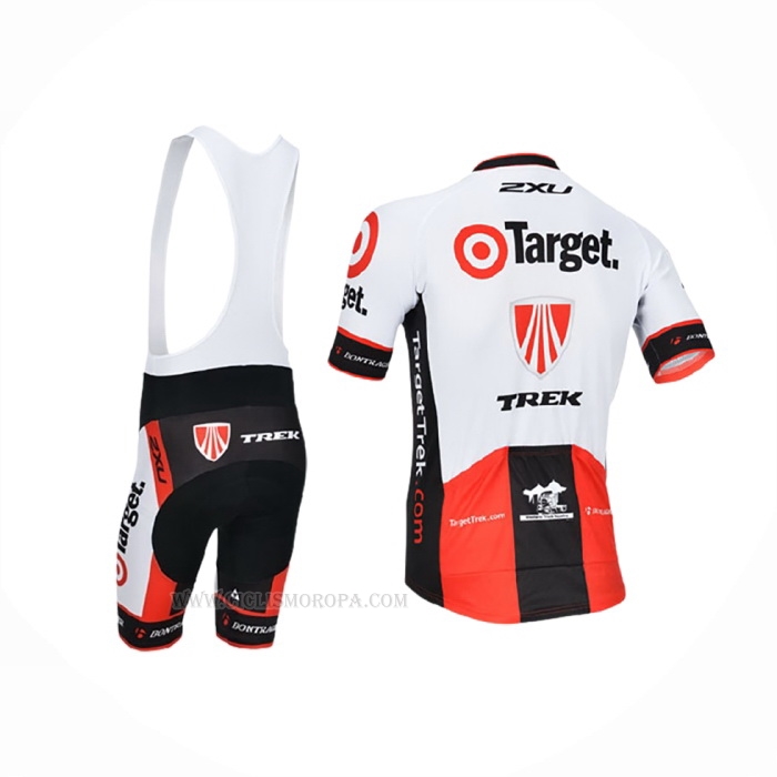 2013 Ropa Ciclismo Trek Rojo Blanco Mangas Corta y Culotte Corto