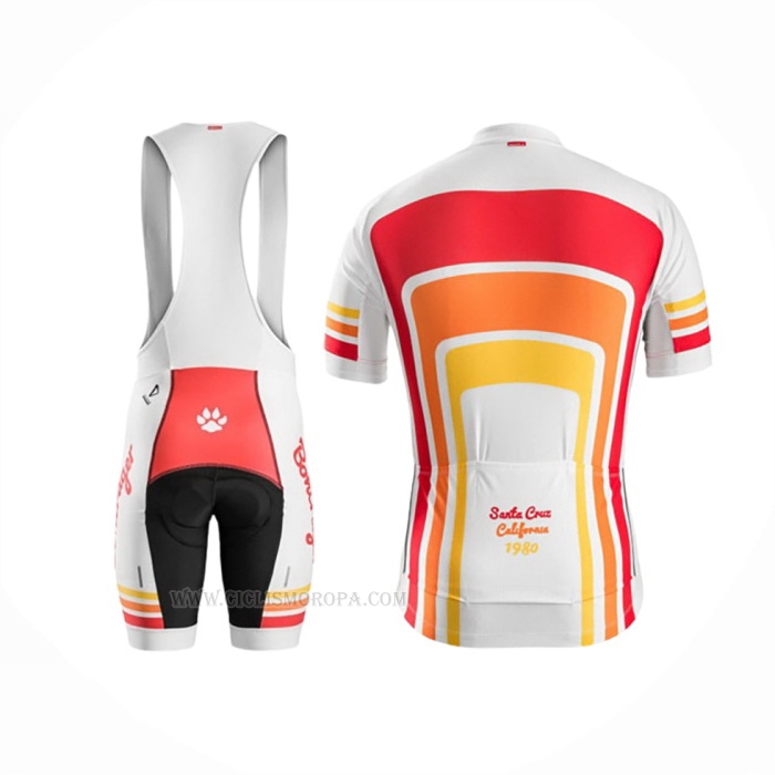 2016 Ropa Ciclismo Trek Bontrager Rojo Blanco Mangas Corta y Culotte Corto