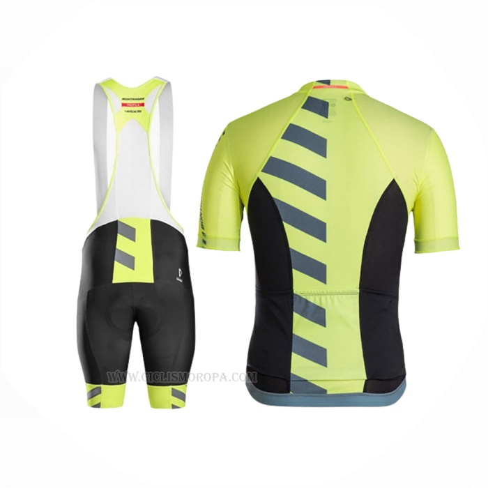2016 Ropa Ciclismo Trek Bontrager Verde Negro Mangas Corta y Culotte Corto