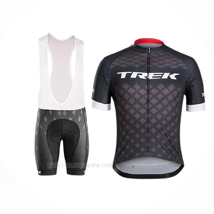 2017 Ropa Ciclismo Trek Bontrager Gris Mangas Corta y Culotte Corto