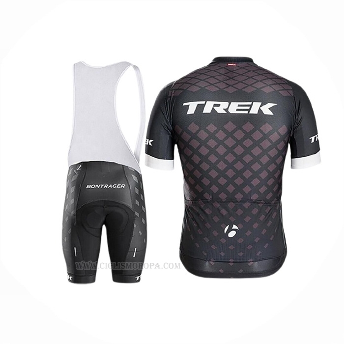 2017 Ropa Ciclismo Trek Bontrager Gris Mangas Corta y Culotte Corto