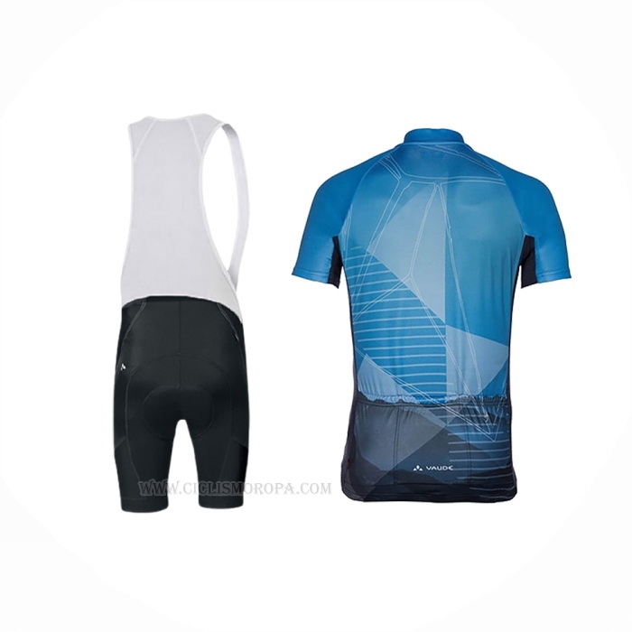 2018 Ropa Ciclismo Vaude Majura Azul Mangas Corta y Culotte Corto
