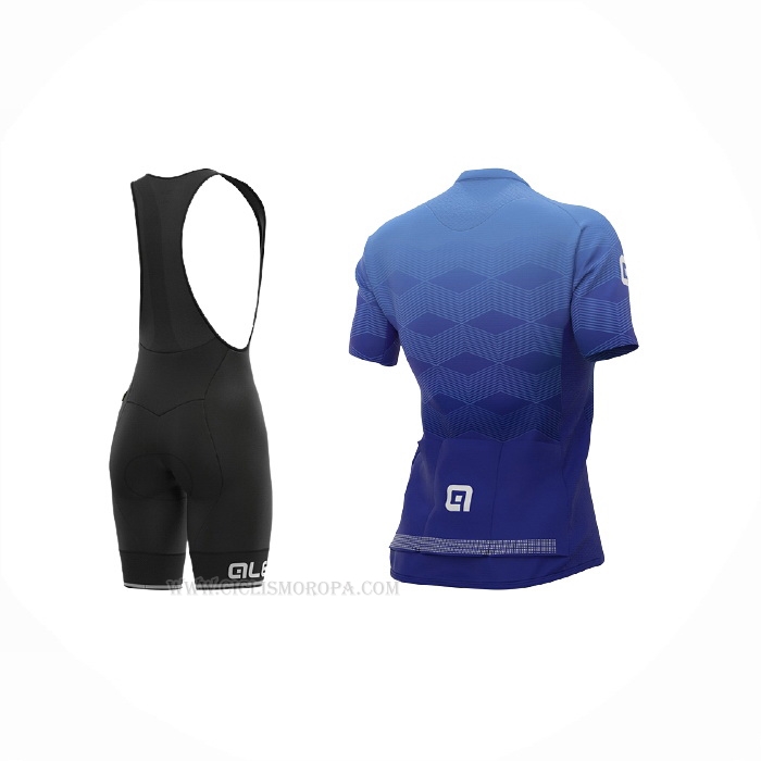2021 Ropa Ciclismo Mujer ALE Azur Mangas Corta y Culotte Corto