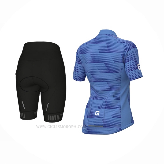 2022 Ropa Ciclismo Mujer ALE Luz Violeta Mangas Corta y Culotte Corto