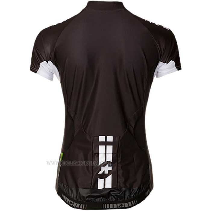 2016 Ropa Ciclismo Mujer Assos Negro Mangas Corta y Culotte Corto