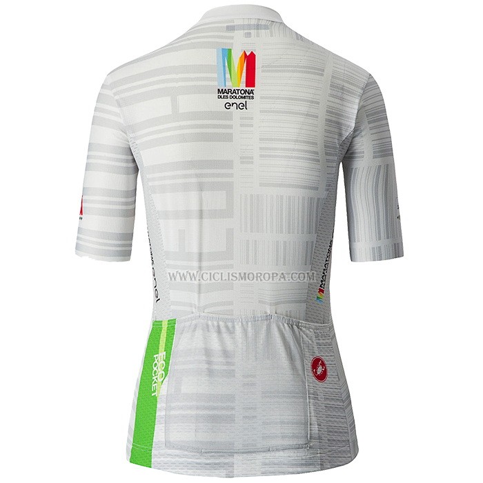 2023 Ropa Ciclismo Castelli Maratona Dles Dolomites-Enel Negro Mangas Cortas y Culotte Corto