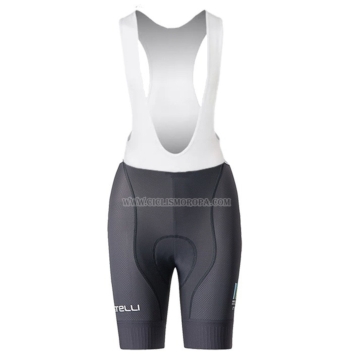 2023 Ropa Ciclismo Castelli Maratona Dles Dolomites-Enel Negro Mangas Cortas y Culotte Corto