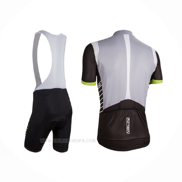 2017 Ropa Ciclismo Mujer Nalini Negro Blanco Mangas Corta y Culotte Corto