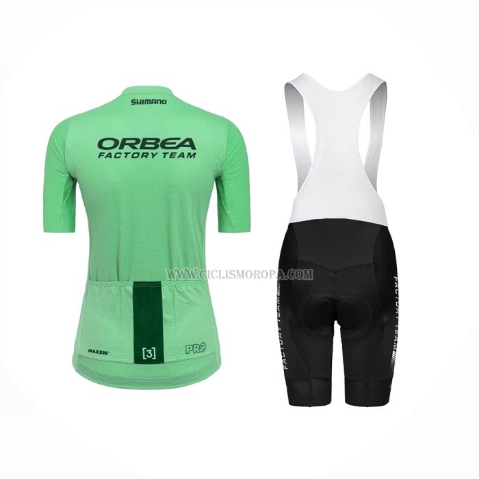 2023 Ropa Ciclismo Mujer Orbea Verde Mangas Largas y Culotte Largo