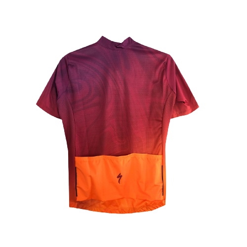 2021 Ropa Ciclismo Mujer Specialized Rojo Naranja Mangas Corta y Culotte Corto